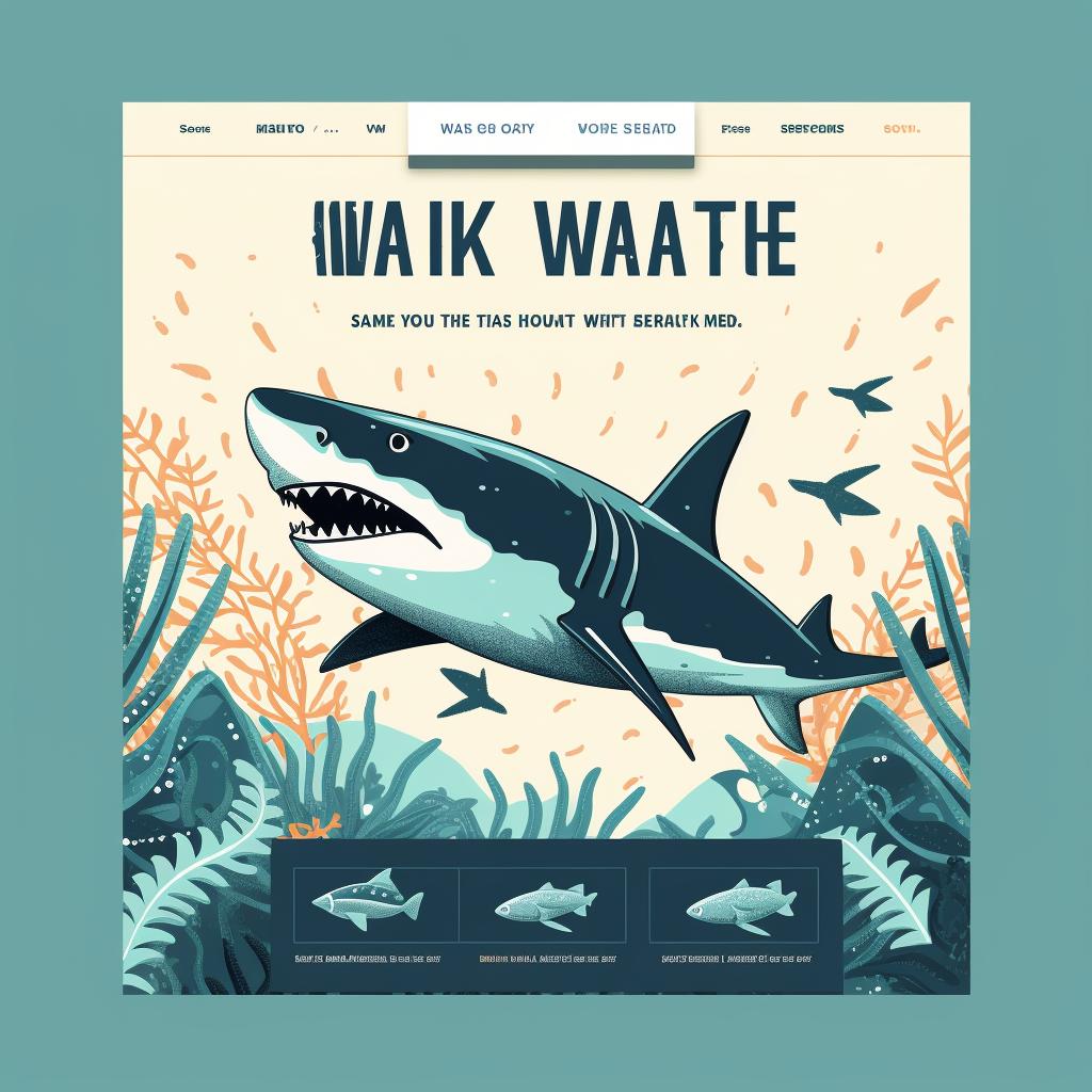 A screenshot of the Newsletter sign-up form on the Shark Week website